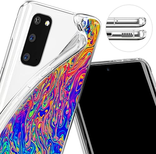 Miniatura 2 de Funda de teléfono compatible con Samsung Galaxy A73 A72 5G A71 A54 A52 A42 A34 A32 A14 A11 Impresión clara y ligera delgada al óleo transparente
