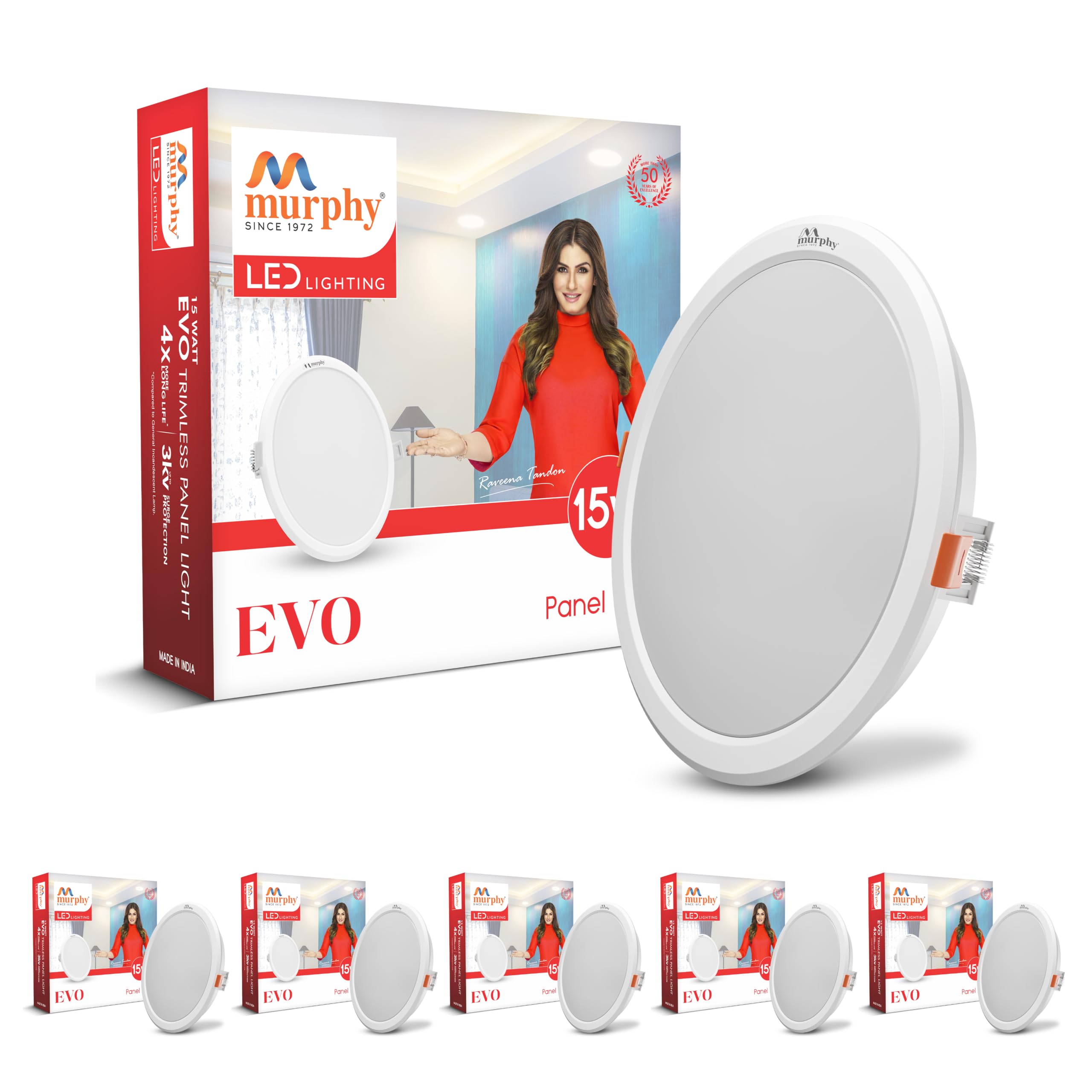 Murphy EVO LED Panel Light - Cool White, 1000 Lumens -25