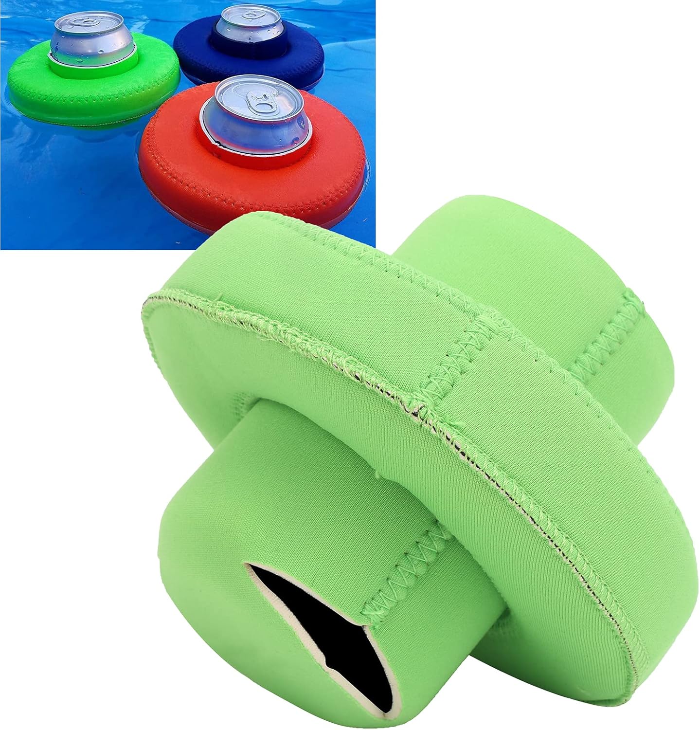 Jinyi Can Pool Floats, Floating Drink Holder Drink Floats