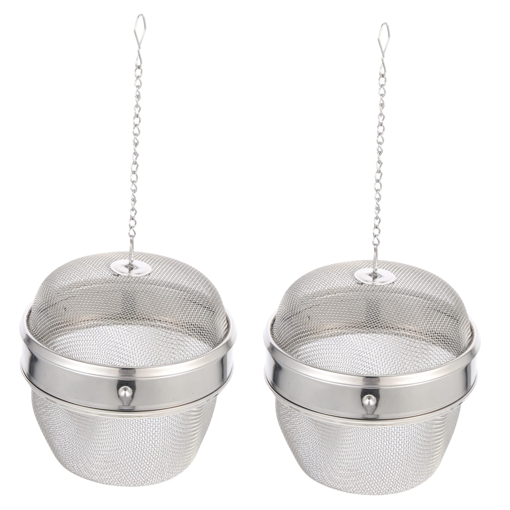 Unomor Stainless Steel Tea Balls for Watch Cleaning Jewelry Steam Cleaner Accessory 2pcs Set Sturdy and Easy to Use