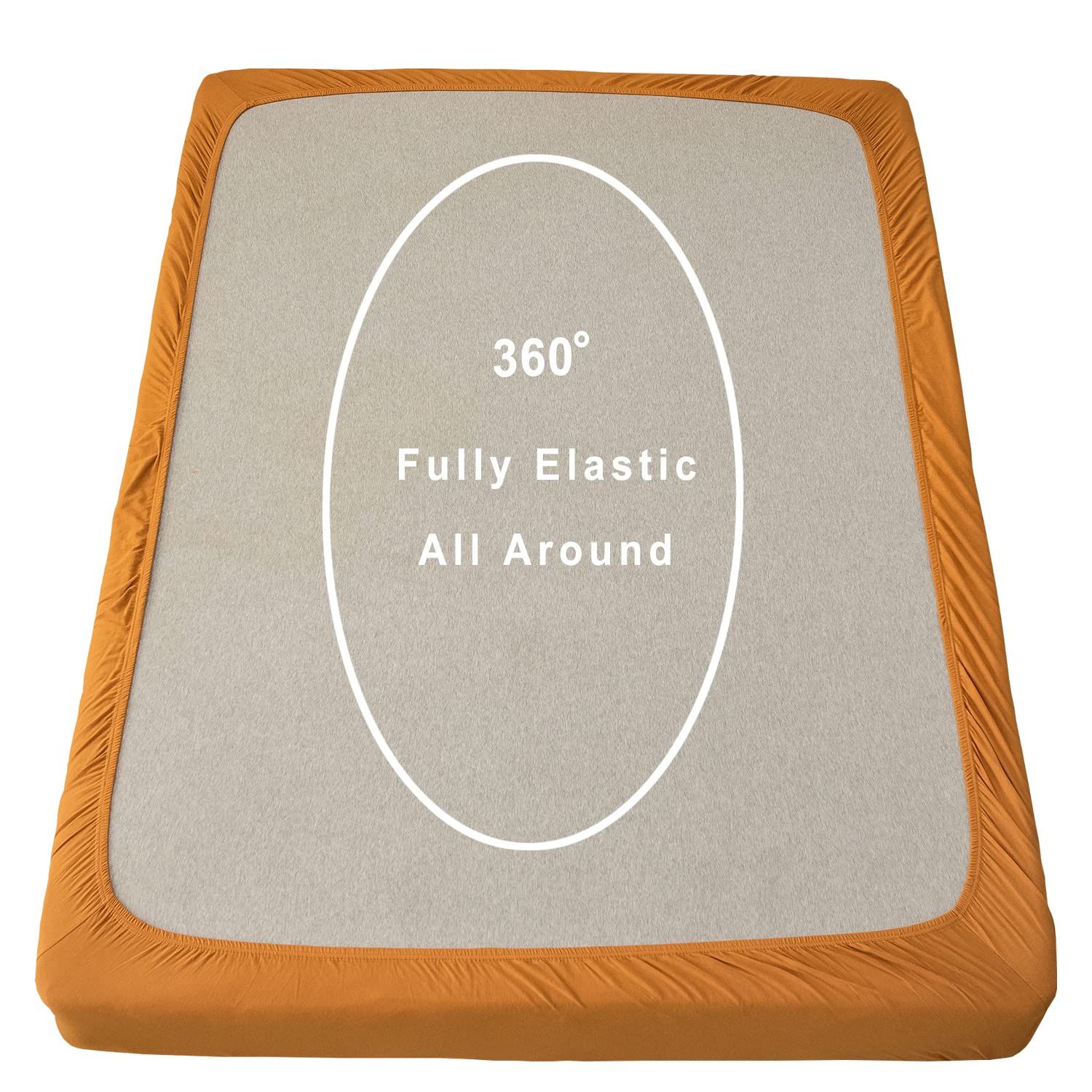 Pure ERA Sábana Bajera Ajustable de algodón de Punto Jersey (no sábana