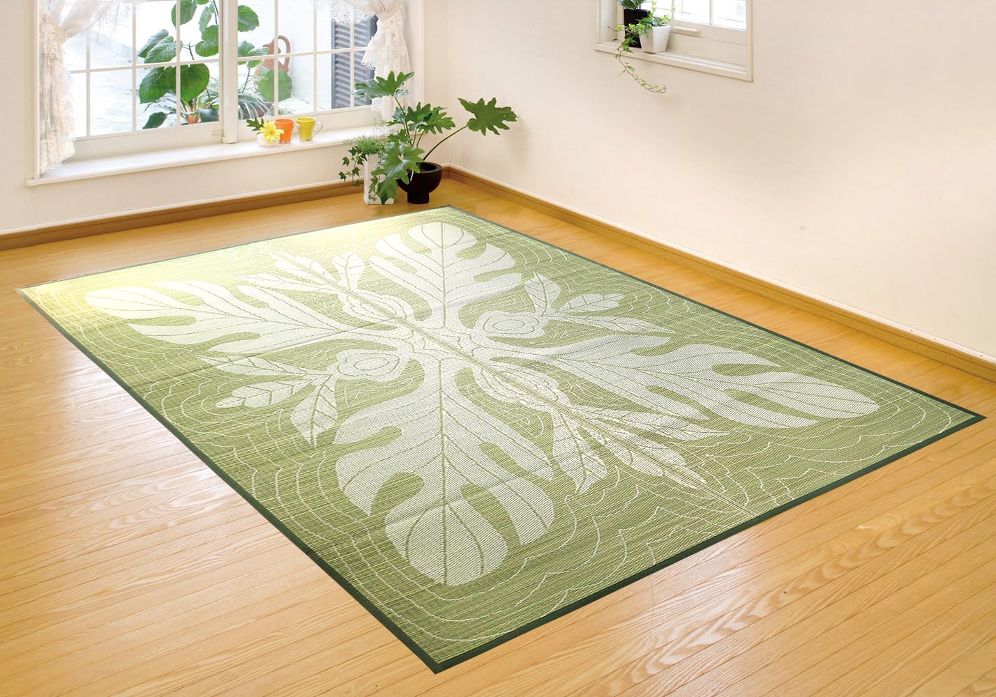 ハワイアンキルトキルト ラグ