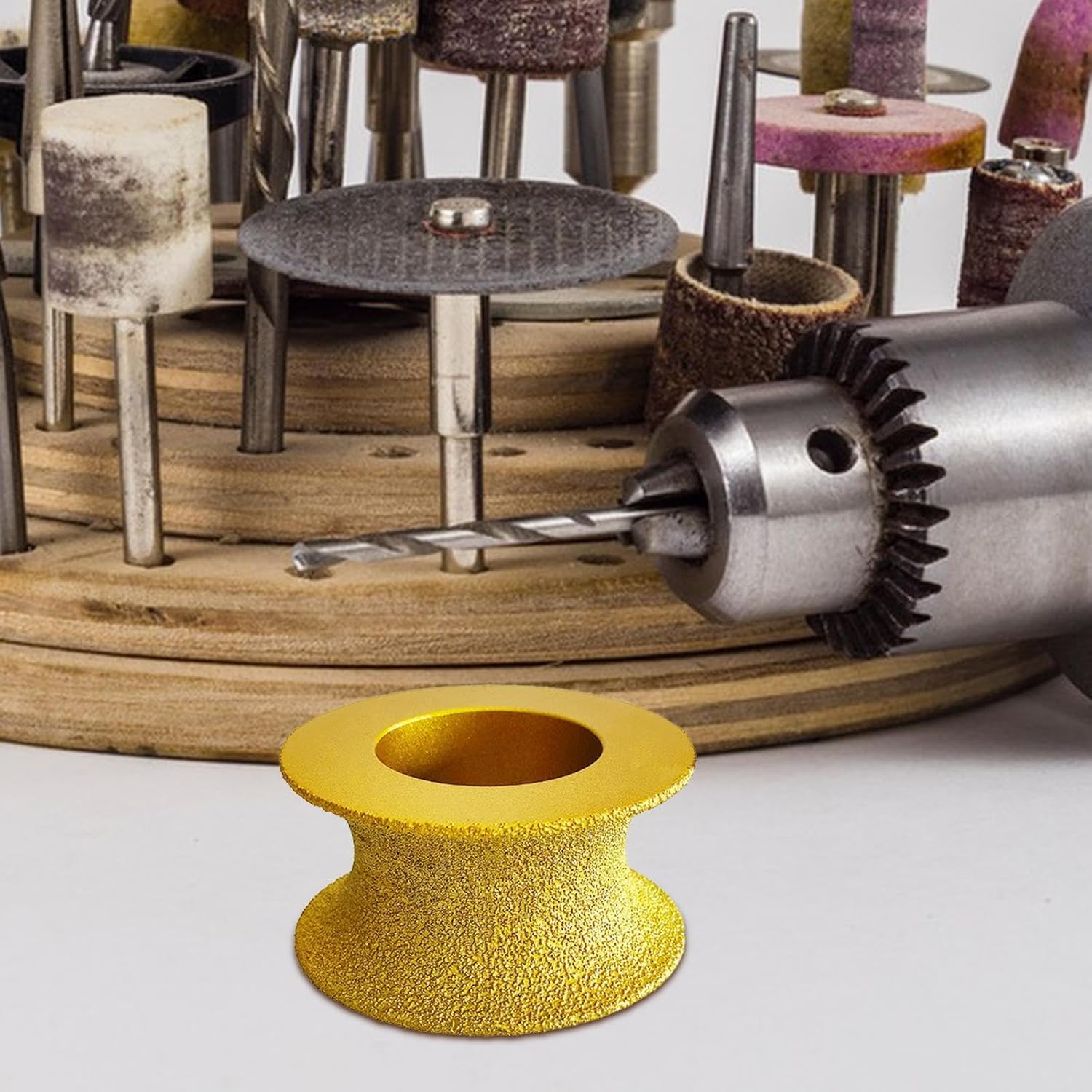 Edge Grinding Disc Diamond Grinding Wheel Easy to Use Tools Grinding Disc Grinding Head Angle Grinder Accessories for Granite, 35mm