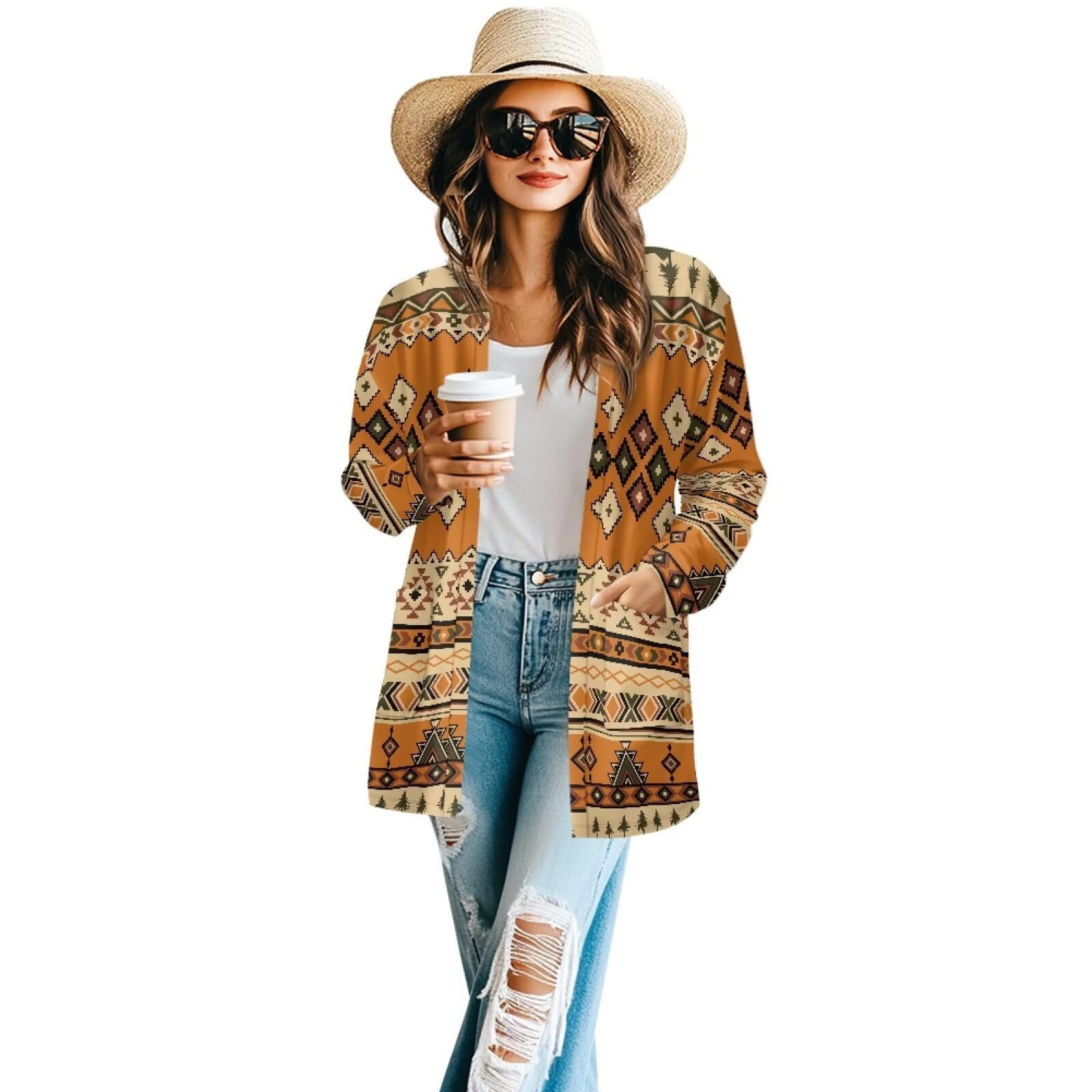 Srengjodk Spring Lightweight Shirts for Women Long Sleeve 2026 Women's Fashion Open Front Shirt S-2xl