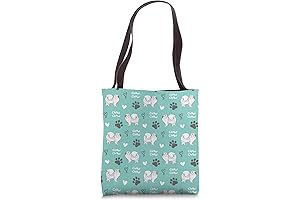 Chow Chow Dog Mom Blue Women Tote Bag