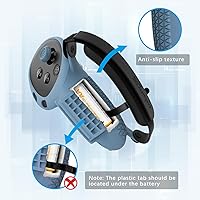 Vista 3 de Controller Grips Cover Compatible with Meta Quest 3S/Quest 3 Accessories, Hand Strap with Battery Opening, Knuckle Straps with Widen and Thicken