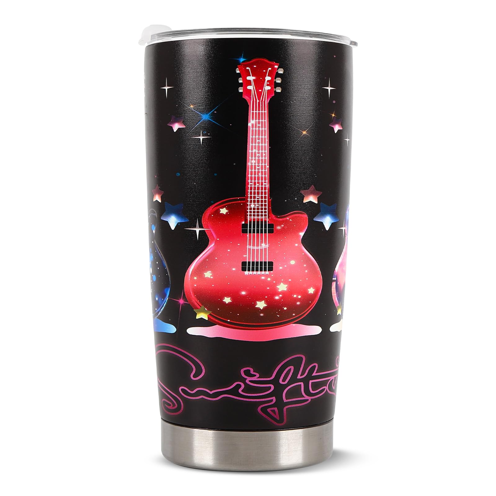 20oz Stainless Steel Tumbler for Taylor Gifts, Singer Merch Fans Gift Coffee Cup for Women Girls Sister, Double Wall Vacuum for Hot Cold Insulated Travel Car (black)