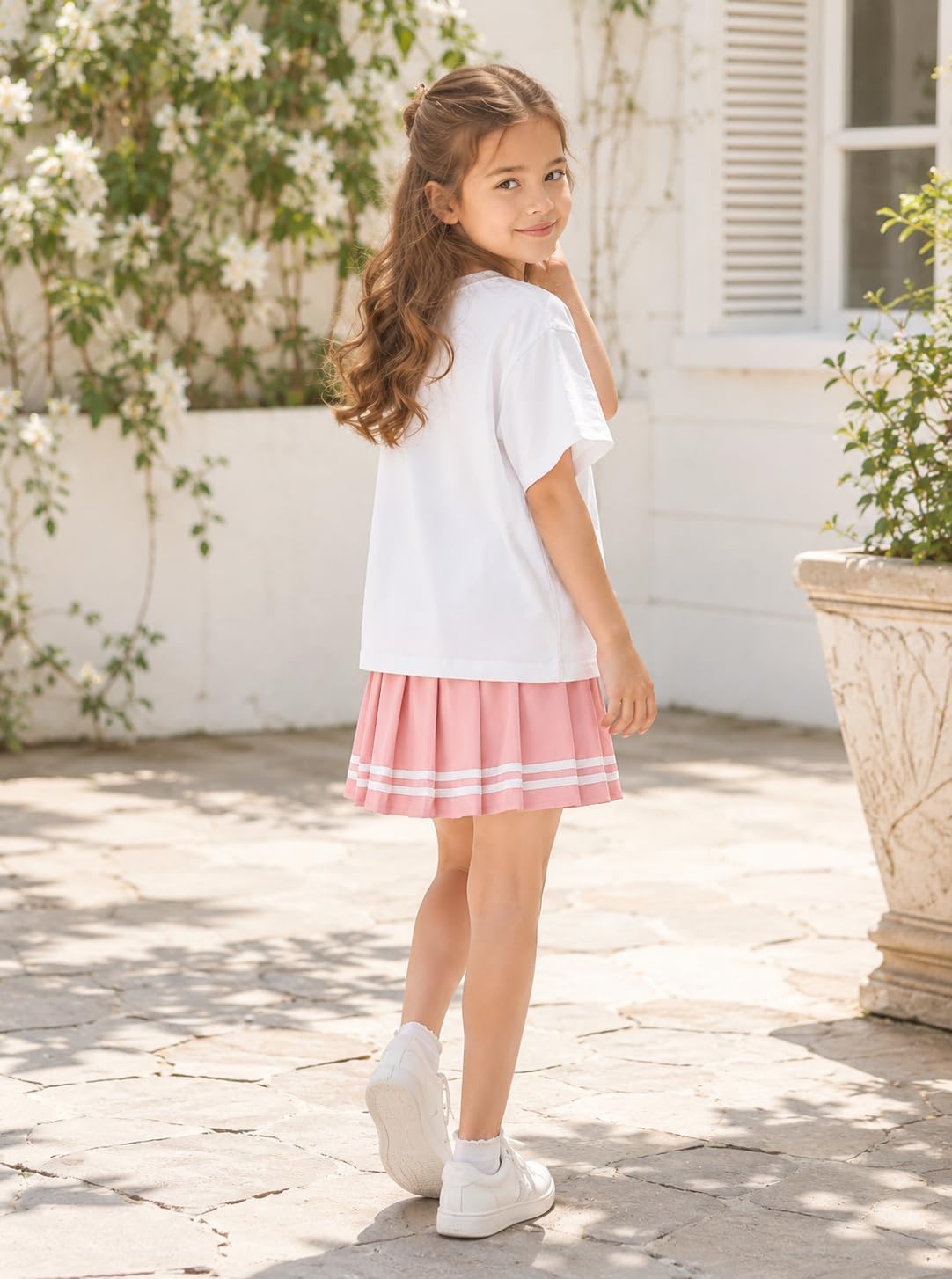 Girls Skirt Set Cute 2 Piece Summer Outfits image 4