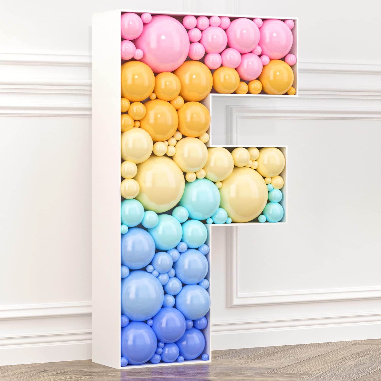 Amazon.com: HOUSE OF PARTY Mosaic Letters Frame for Balloons