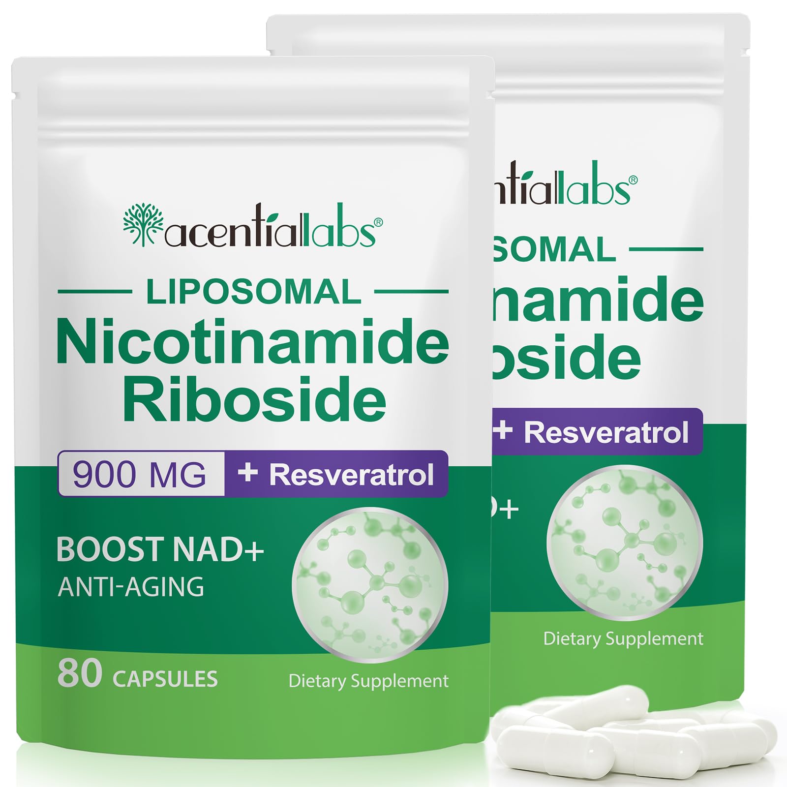 NNPCBT NAD Integratore 1500 Mg, Nicotinamide Riboside Per La - Foto 10