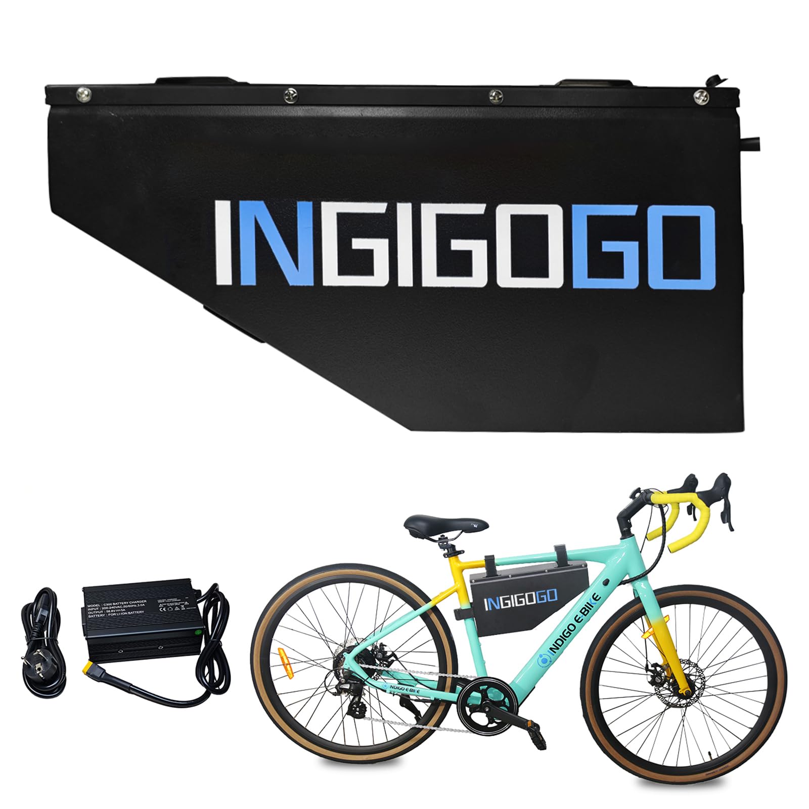 Batterie Vélo Électrique Lithium 36V/48V/52V - Capacités 13Ah à 50Ah, Pour Moteurs 250W à 1500W, Kit Conversion Ebike - 2