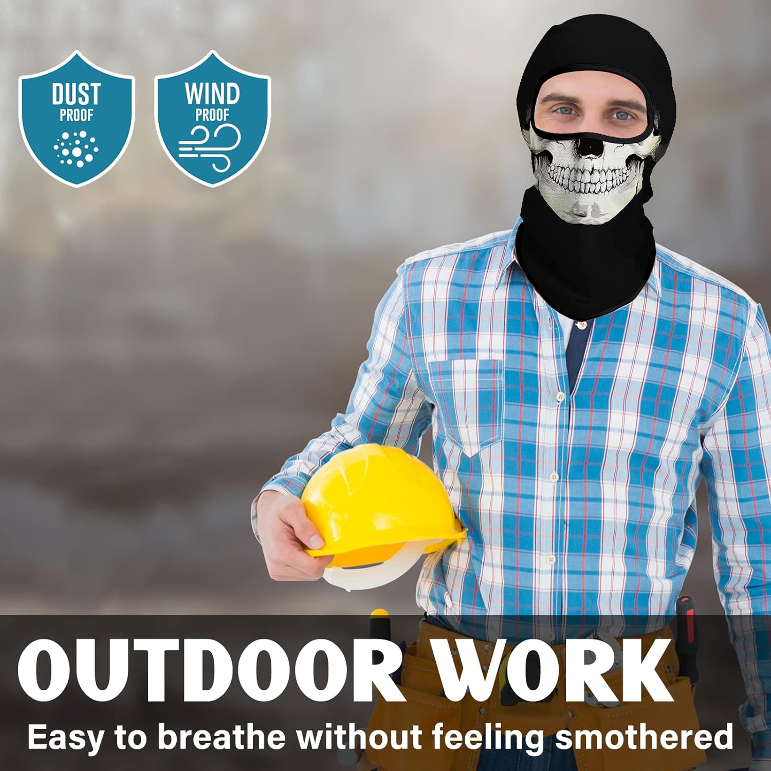 Obacle Balaclava Face Mask Men Women Lightweight for Ski Hunting Cycling Fishing - Image 7