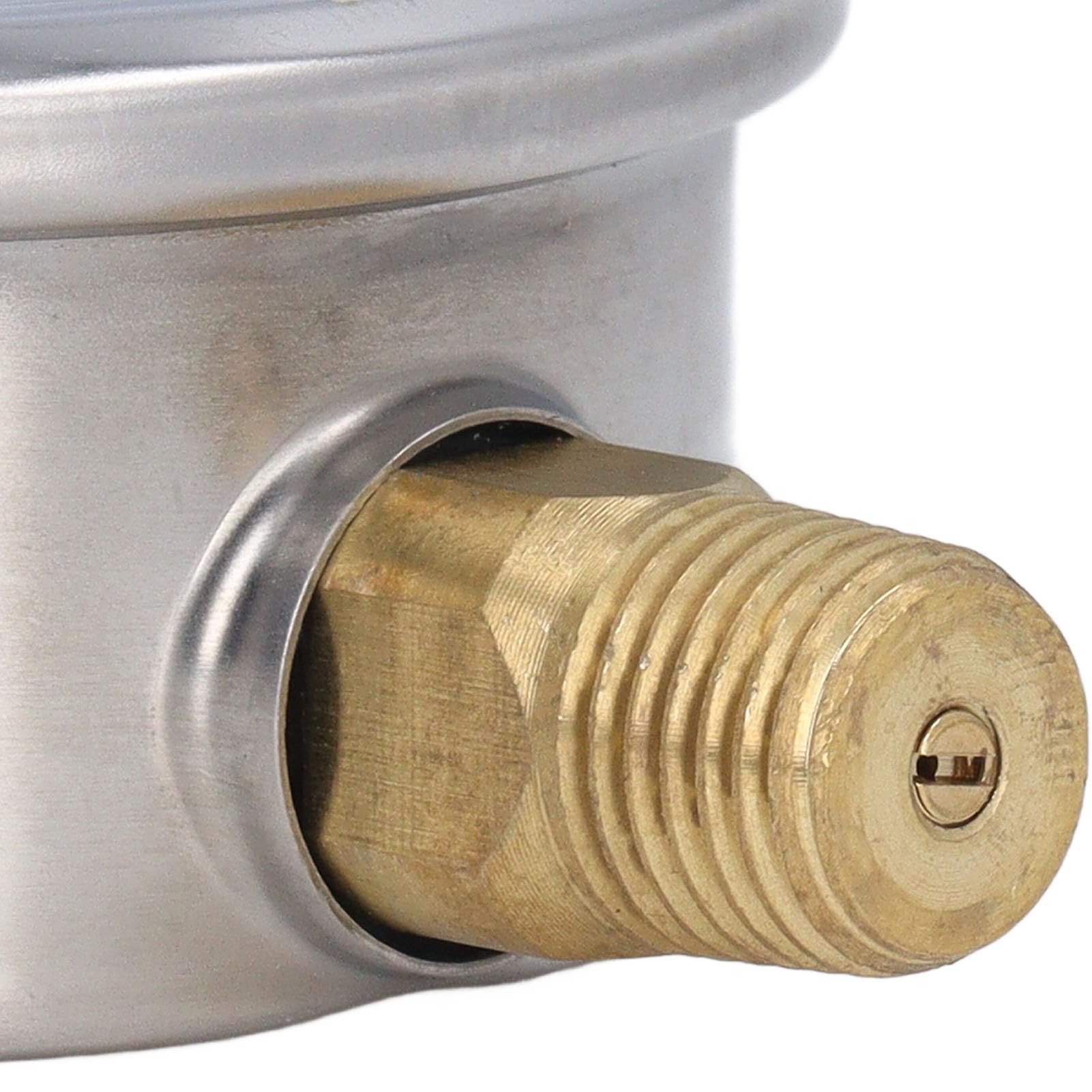 Manómetro hidráulico de 3000 psi, manómetro de presión con esfera de 2,5 pulgadas lleno de líquido de glicerina, medidor de presión de acero inoxidable de 1/4 Npt, dispositivo de medición de presión