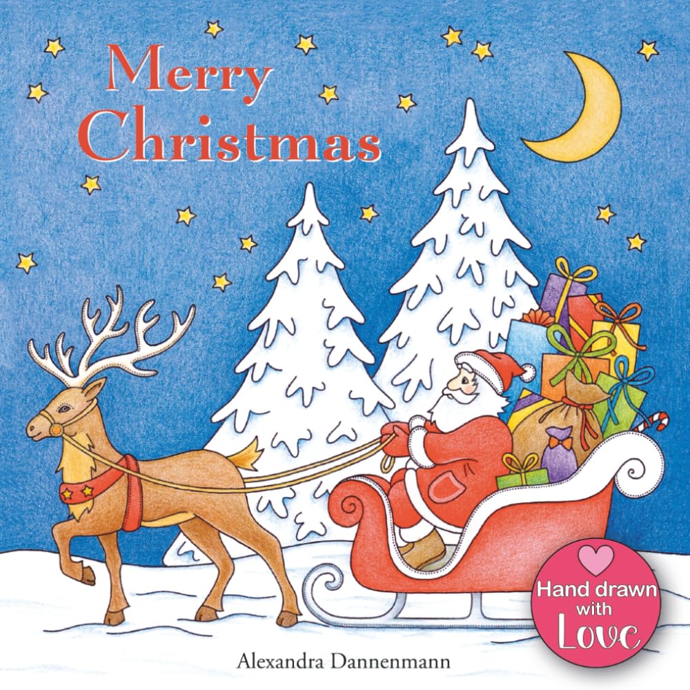 Merry Christmas: a beautiful colouring book for adults