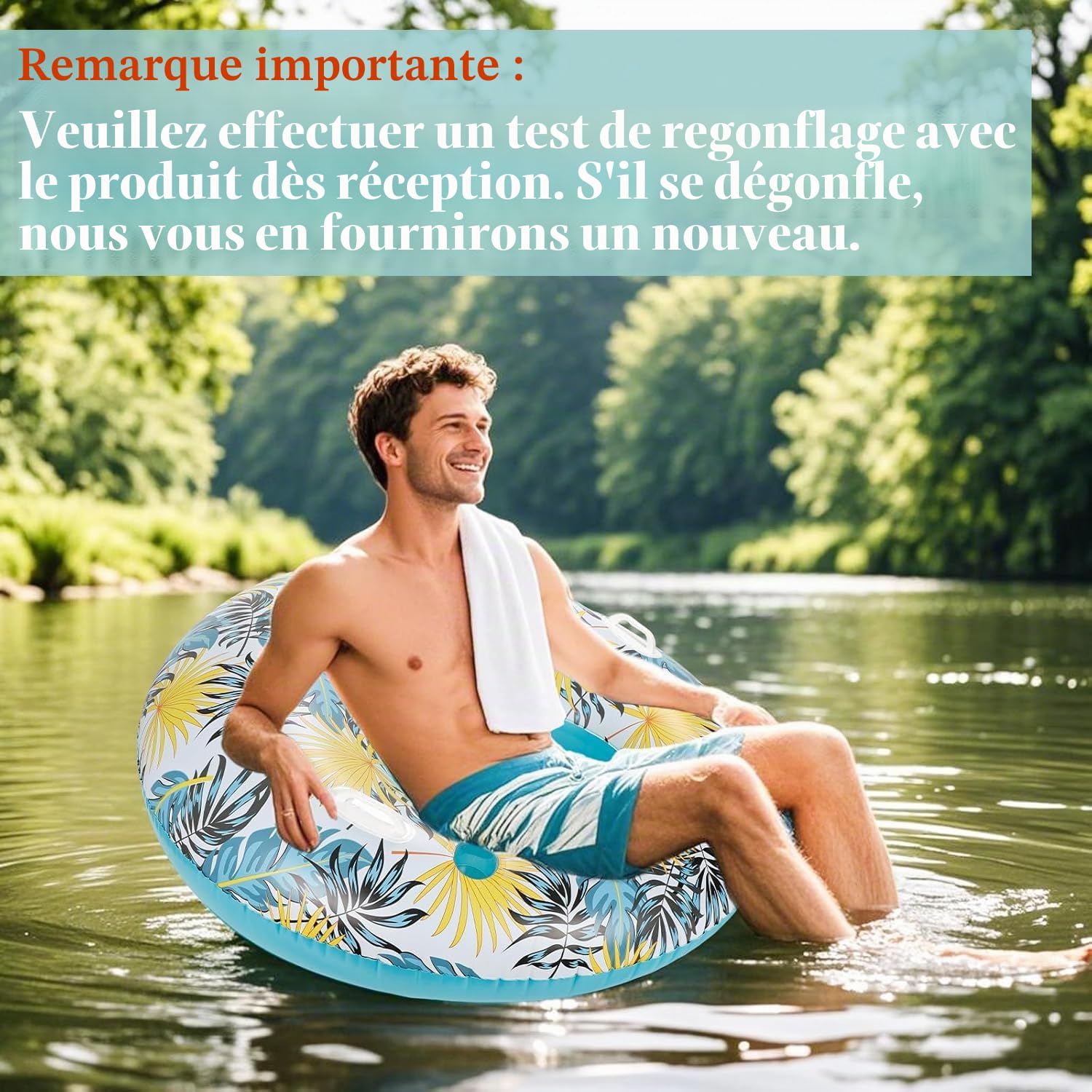 CYFIE Piscine avec Porte Gobelet Chaise Adulte Fauteuil Gonflable de Natation de Plage d'été Hamac Gonflable 4 en 1