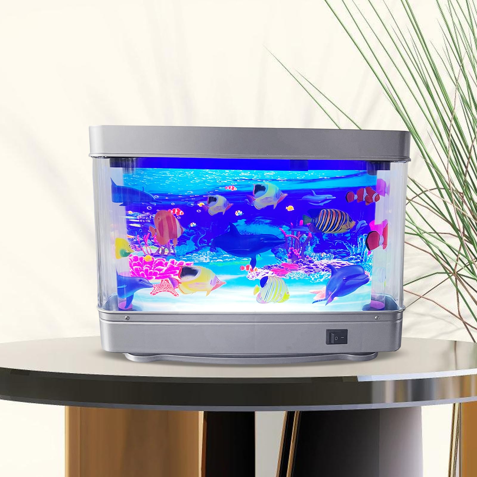Lámpara de peces de simulación artificial para acuario, iluminación LED, lámpara de natación, decoración para el hogar y la oficina, decoración LED de acuario