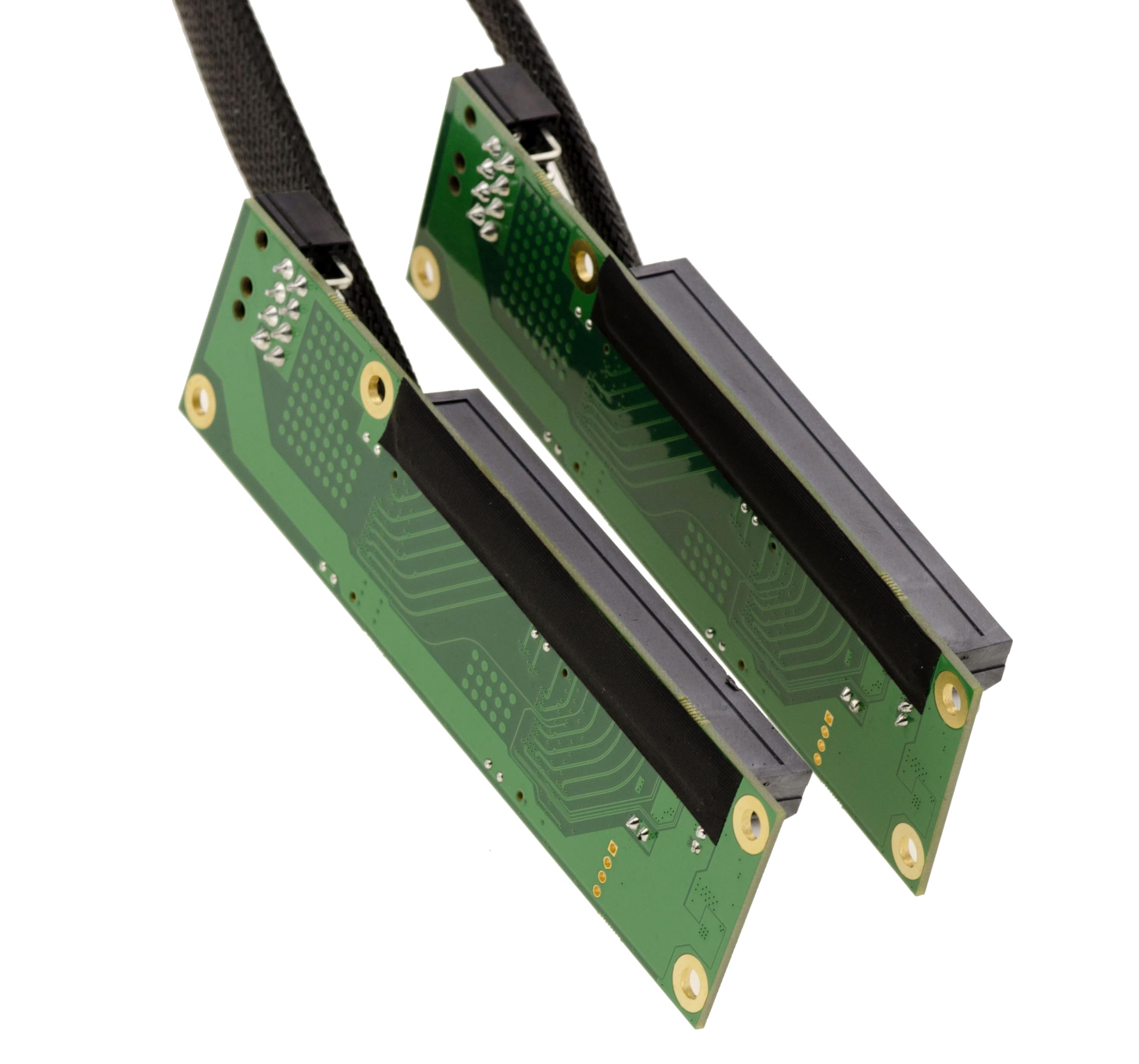 KALEA-INFORMATIQUE Cable d'extension duplicateur Riser PCIe Gen 4.0 x16 vers Bifurcation 2 Ports x8 débit 32 GB/s en Gen4