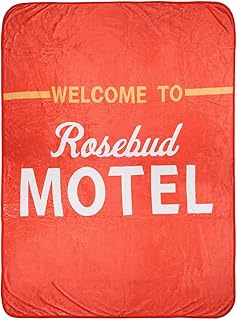 Culture Fly Schitt's Creek Rosebud Motel Plush Fleece Throw Blanket