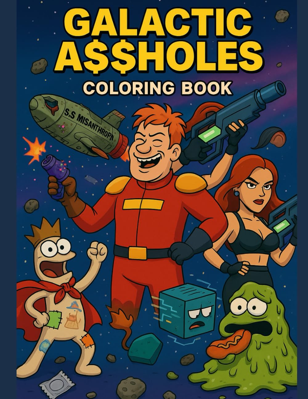 Galactic Assholes: Coloring book