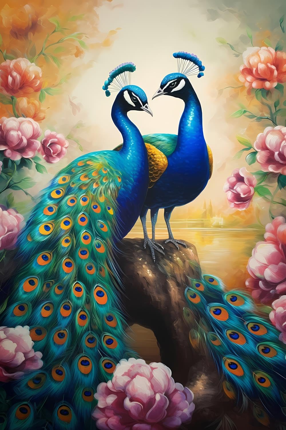 Amazon.com: Two Peacocks Diamond Painting Kits for Adult