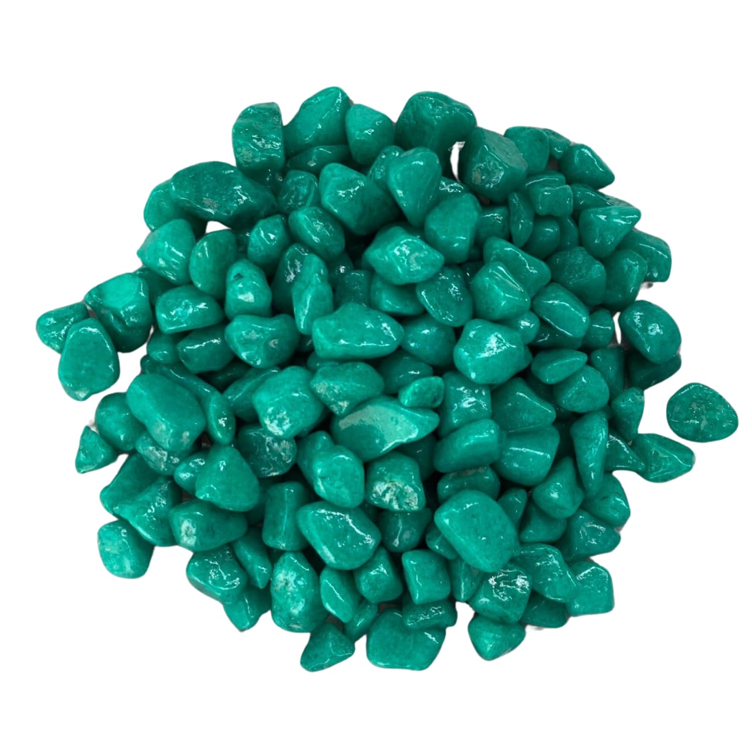 1 Kg Aqua Green Painted Pebbles for Decoration |Garden|Table|Terrariums| Home Decor|Vase Fillers-image-45