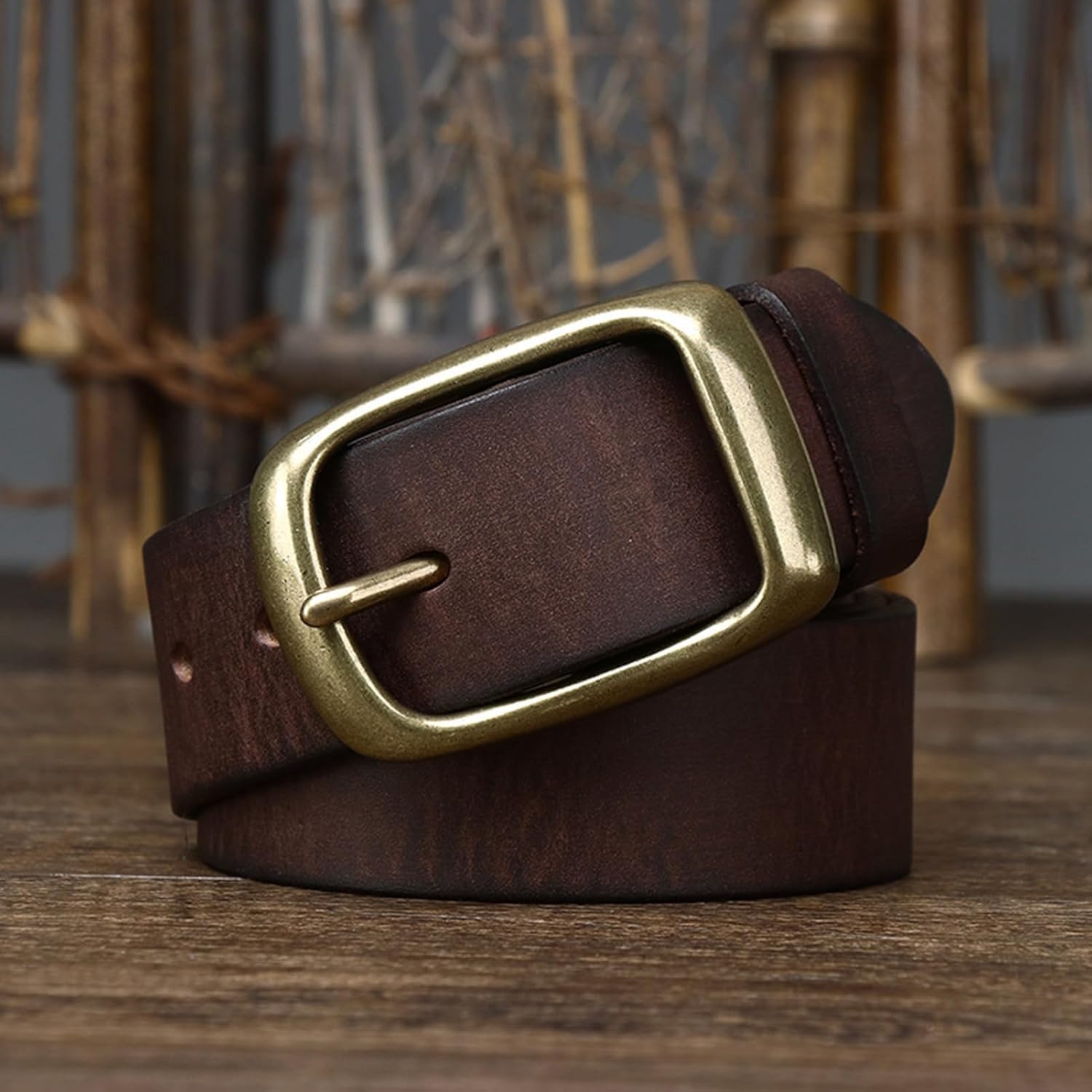 Amazon.com: KUddYYKi Handmade Belt Cowhide Full Grain Real Belts