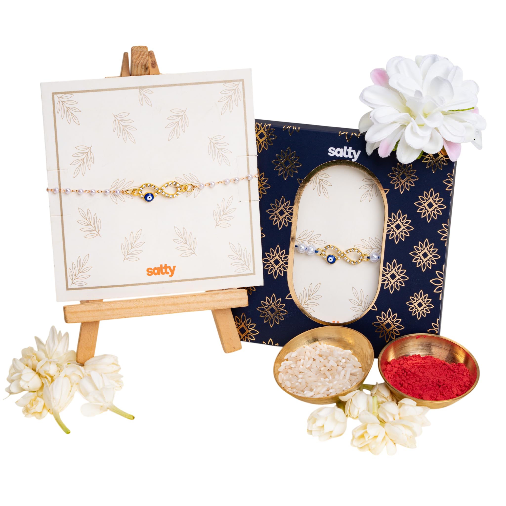 Shubh Drishti Infinity Rakhi Set for Bhaiya Bhabhi | Stylish & Traditional | Symbol of Love | Premium Designer | Festive of Bhai Bahan | Perfect for Raksha Bandhan Celebrations-image-45