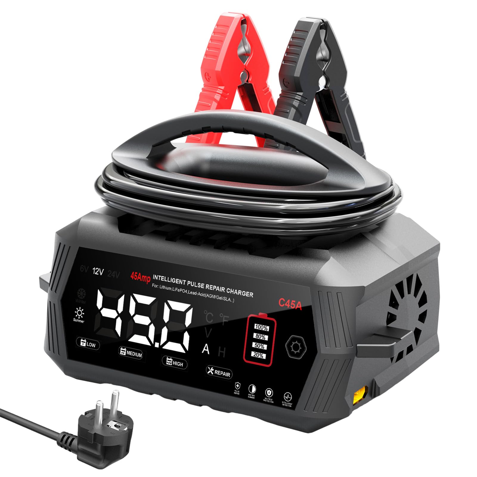 Dispositivo ricarica della batteria C45A con modalità