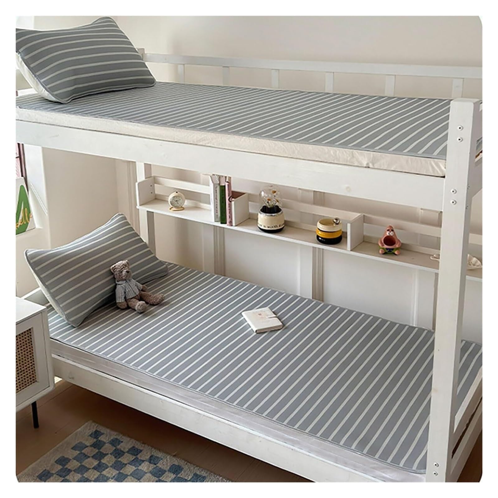 Kühlende Matratzen, Sommer-Isomatte, faltbar, doppelseitig, für Bett, kühlende Matratzenauflage, atmungsaktiv, glatt zu tragen, Einzelbett/Twin/Full/Queen/King Size faltbare Isomatte