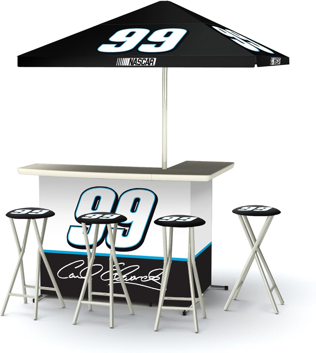 Best of Times NASCAR Patio Bar and Tailgating Center Deluxe Package Carl Edwards