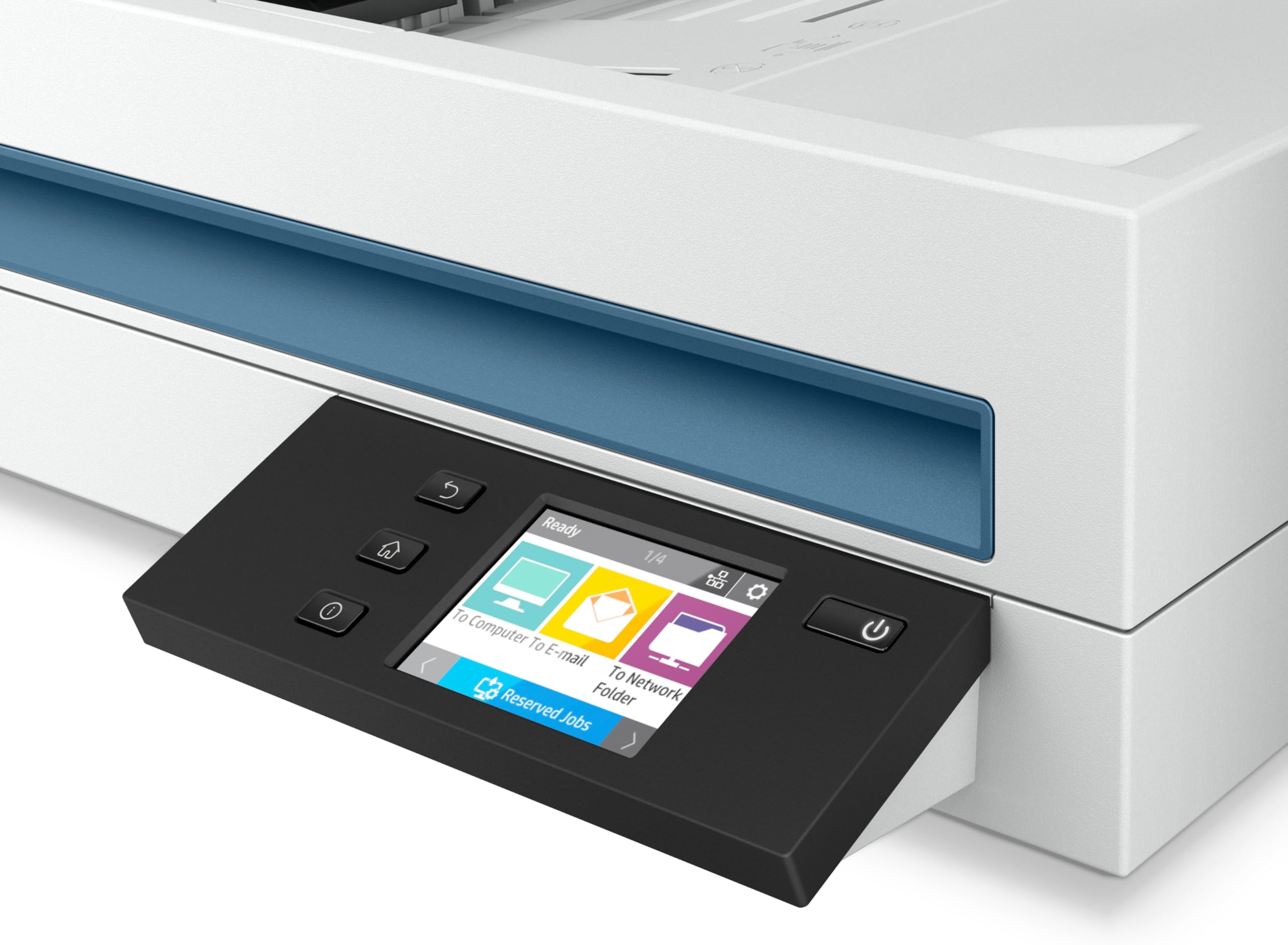 HP ScanJet Enterprise Flow N6600 fnw1 Scanner ADF Flachbettscanner Ethernet USB 3.0 WiFi Touchscreen