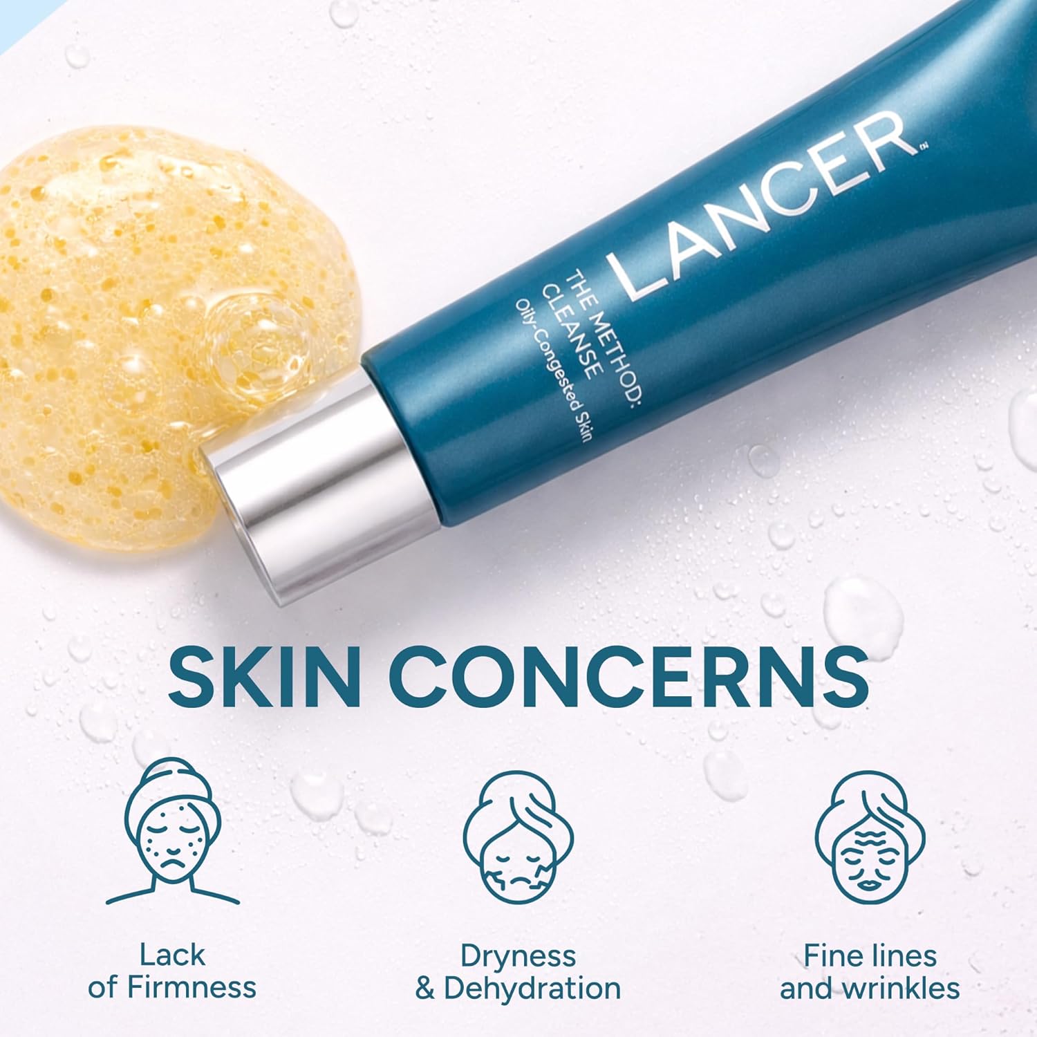 Lancer Skincare The Method: Cleanse Face Cleanser, Daily Face Wash with Salicylic Acid, Oily or Congested Skin, 4.05 Fluid Ounces