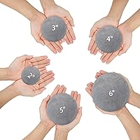 Vista 2 de Skyflame Bolas de chimenea de 2" para chimenea de gas, juego de 25 bolas redondas de cerámica para fogatas/chimeneas de interior/exterior, accesorio