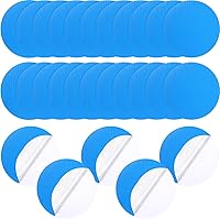 Vista 1 de Outus Kit de reparación de 24 parches de vinilo para piscina, revestimiento de piscina autoadhesivo, parches de reparación de plástico para piscinas