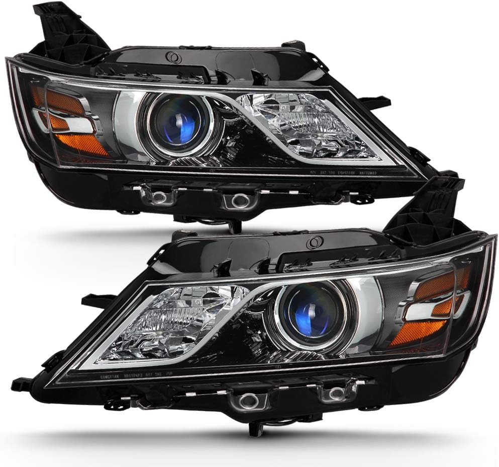 ACANII - For [Halogen Model Only] 2014-2020 Chevy Impala OE Style Headlights Headlamps Assembly Driver & Passenger Side
