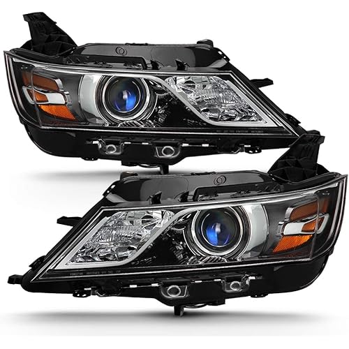 ACANII - For [Halogen Model Only] 2014-2020 Chevy Impala OE Style Headlights Headlamps Assembly Driver & Passenger Side