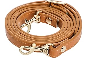 RAYNAG Genuine Leather Purse Strap Replacement, Adjustable Crossbody Strap, Handbag Shoulder Strap...