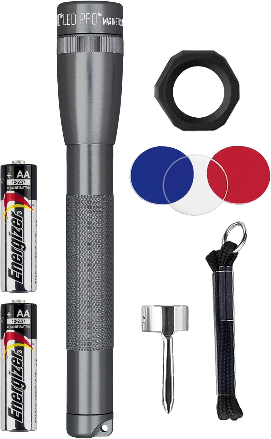 Maglite SP2P09C: Mini Led 2 Cell Aa Pro Flashlights Gray
