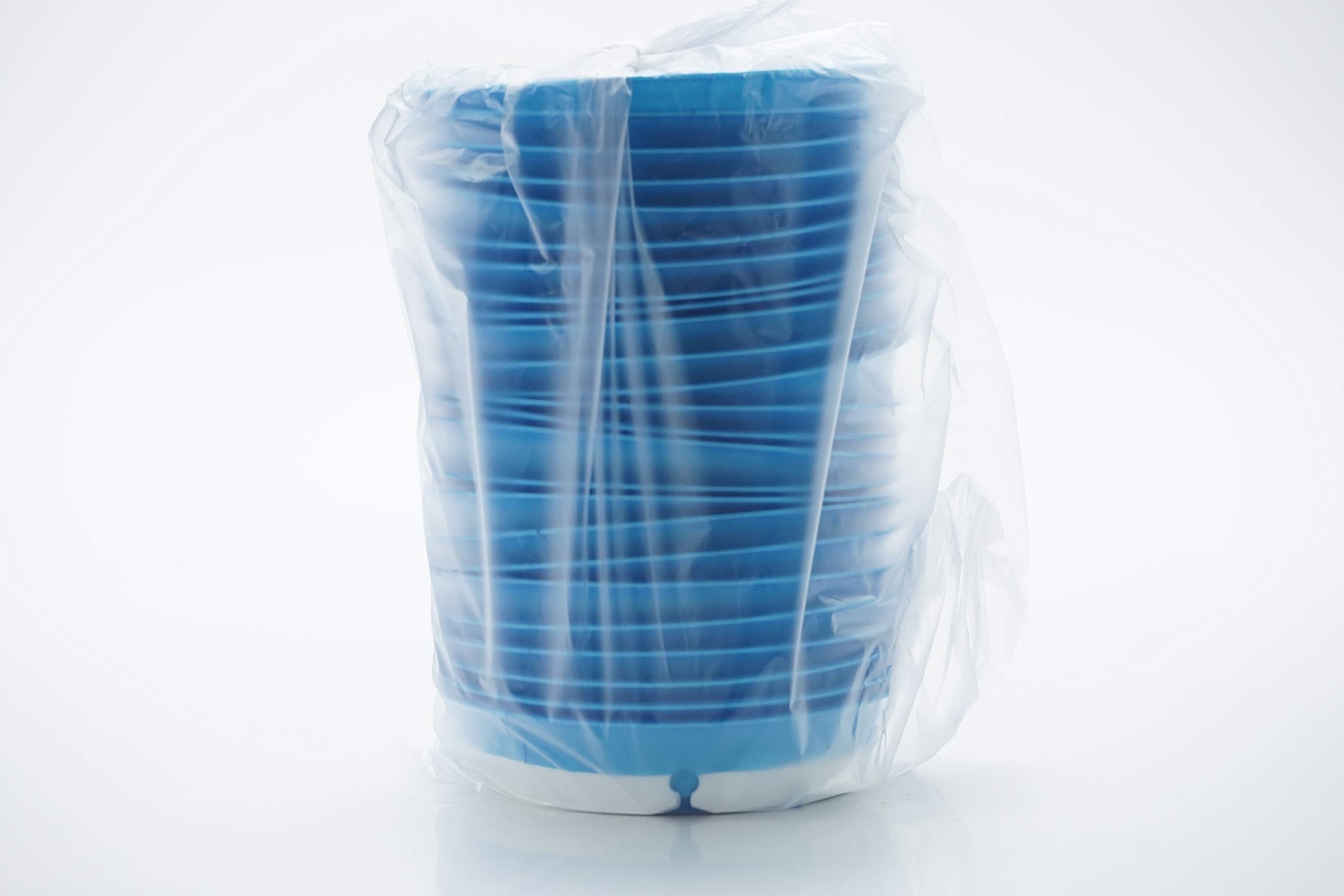 Medegen Medical 3933 Single Use Emesis Bag, Blue/White/Transparent