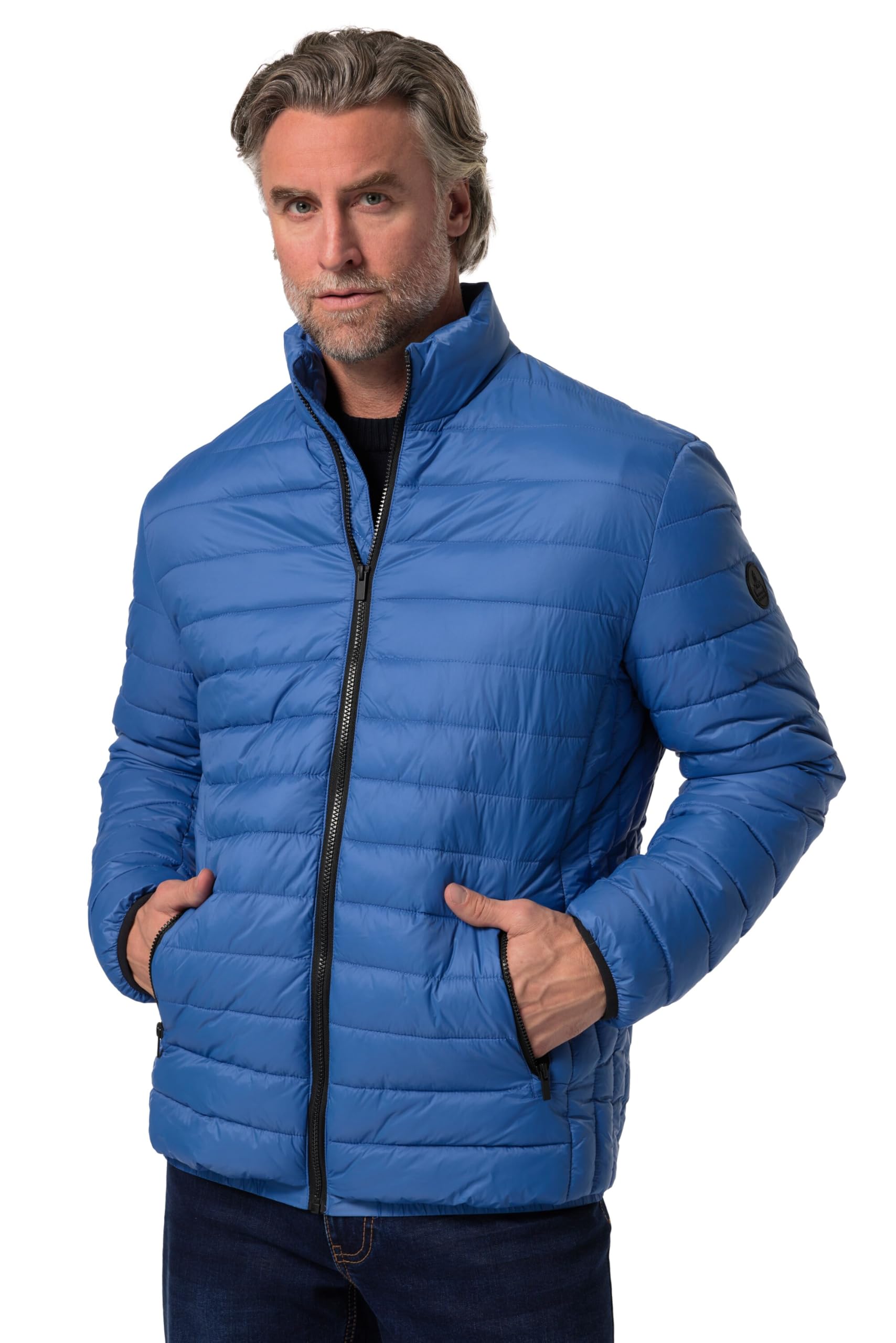 Boston Park Herren große Größen Übergrößen Menswear L-8XL Steppjacke, Bauchfit, Stehkragen 836638