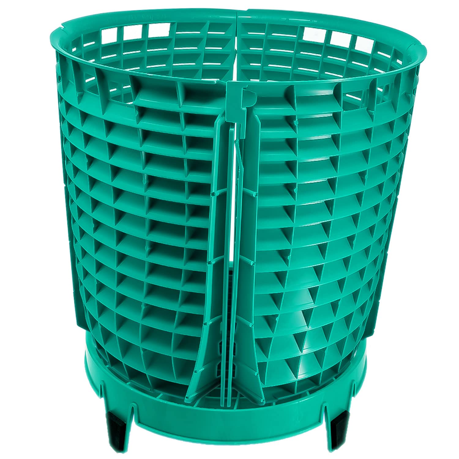 MAGIC BUCKET Spazzola per la Pulizia a 360 Gradi (4 pezzi) in Turchese con Dirt Lock Turchese Prodotto da The Detail Guardz - Accessorio per il Lavaggio Auto