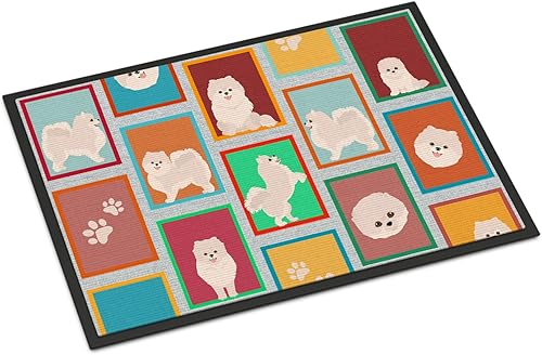 Vista 404 de Caroline's Treasures MLM1087MAT - Felpudo de perro de montaña bernés de 18 x 27 pulgadas, para interiores y exteriores, para entrada, Bernese