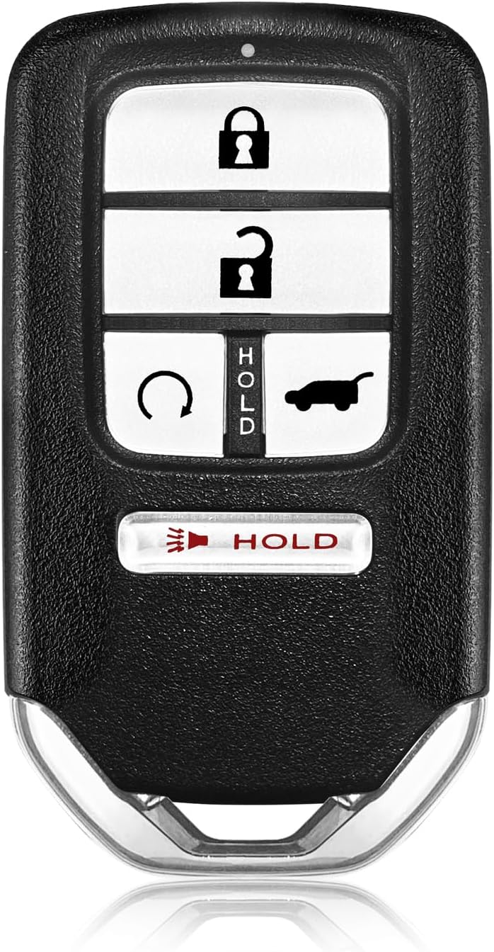 Replacement for 2017 2018 2019 2020 Honda Pilot CR-V EX-L Elite Touring Key Fob Remote Control KR5V2X V44 5 Buttons 433MHz