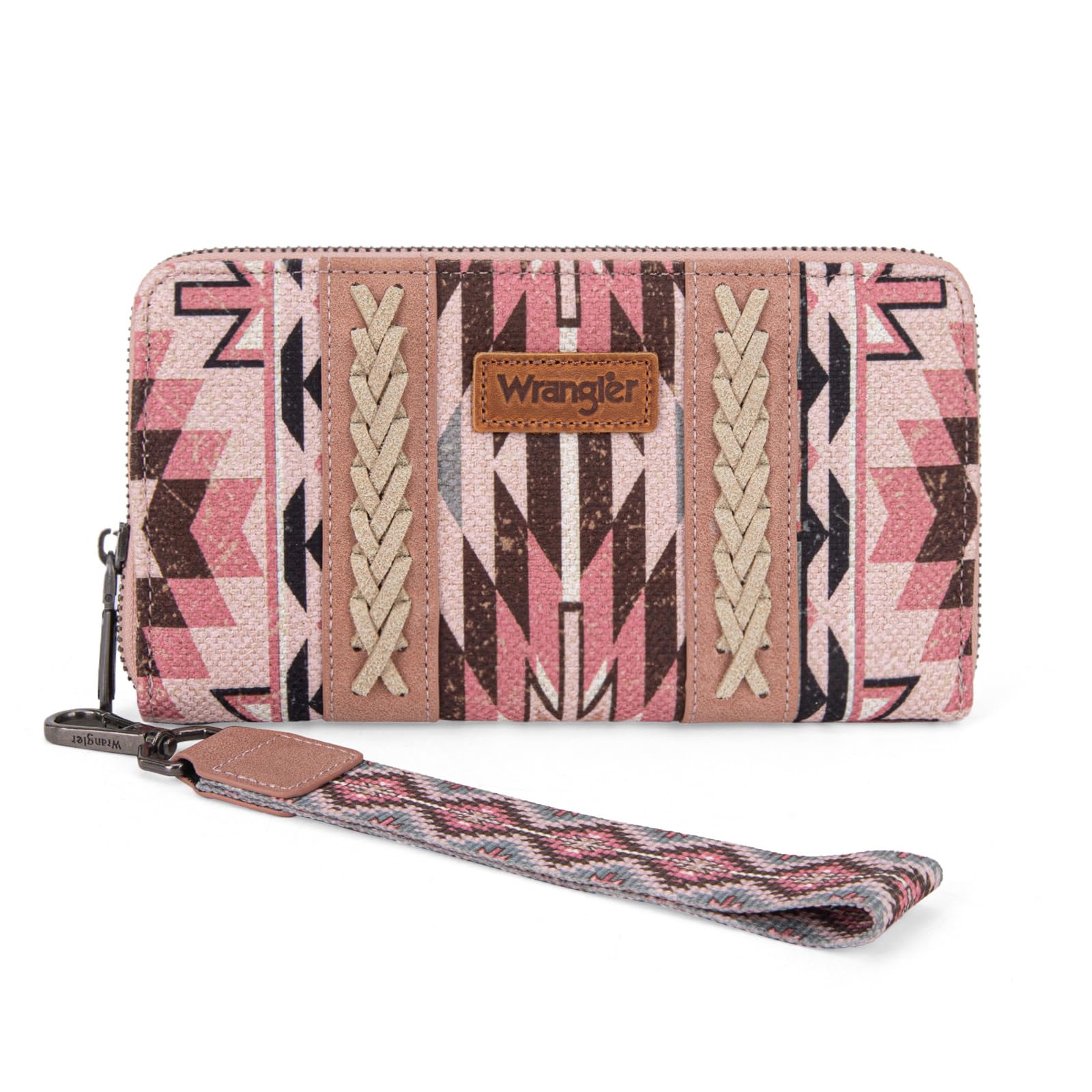 Wrangler Wallet Wristlet Aztec Clutch Long Purse Boho Credit Card Holder Wallet