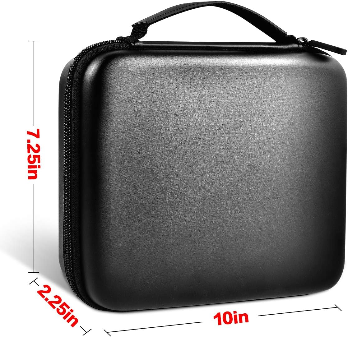 GWCASE Ring Organizer Storage Case - Jewelry Ring Display Collector Box with 42 Slots. Rings Tray Holder Showcase Fits for 50+ Rings, Earrings, Brooches and Cufflinks (Box Only)