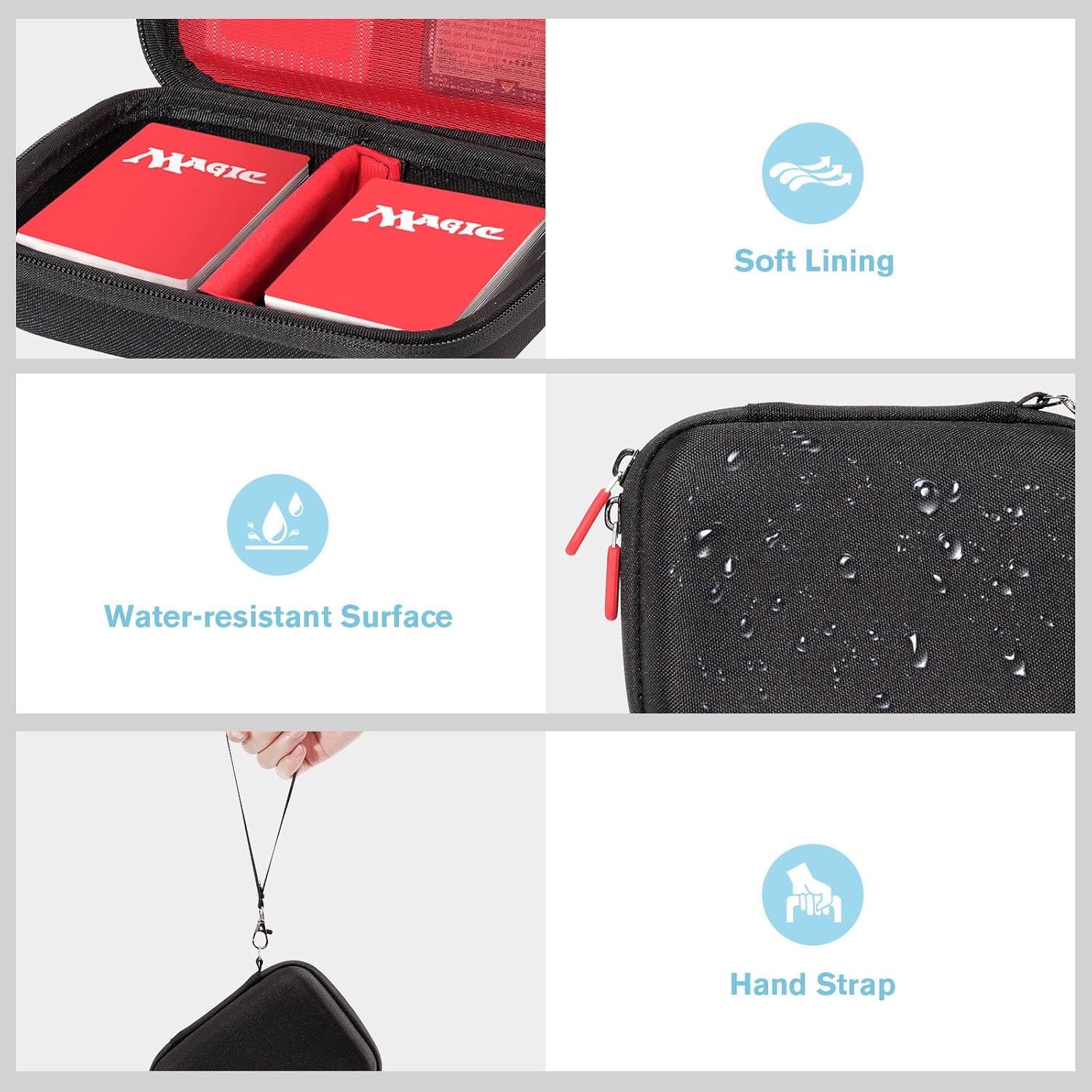 ProCase Top Loader Binder for Cards Bundle with Collectible Trading Card Case