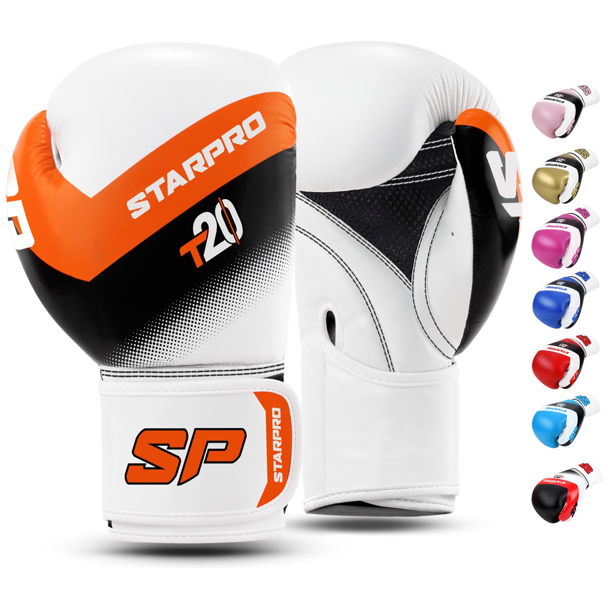 Starpro T20 Gants de Boxe en Cuir Synthétique