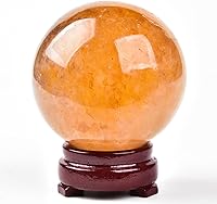 Vista 28 de AMOYSTONE Bola de aventurina azul Natural Cuarzo Cuarzo Cristal Esfera Piedra Bola con Base de Madera