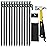 12 Pack Tent Stake with Hammer, 16in Heavy Duty Tent Stakes + 10in Camping Hammer+Storage Pouch, Forged Steel Tent Stakes for Camping Used on Rocks(12 Pack 16in Stakes+Hammer
