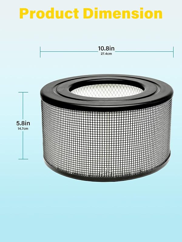 Oxyvera 20500 Replacement Filter Compatible with Honeywell 10500(EV-10) 17000 17005 17006 17007 17008 17009 83170 Air Purifiers, includes 1 filter+2 Carbon Pre-Filter by Oxyvera - Used condition - Image 2
